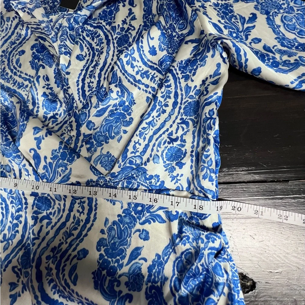 Fashion Nova Blue and White Mini Dress - Picture 9 of 12